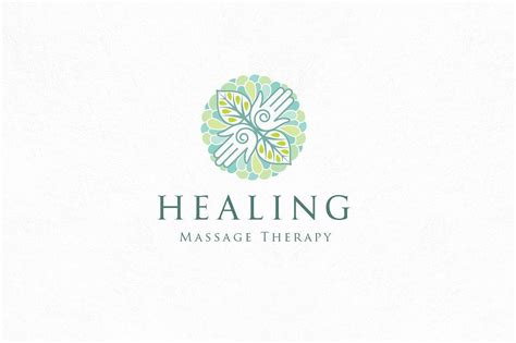Healing Massage Logo Template Massage Logo Massage Clinic Logo