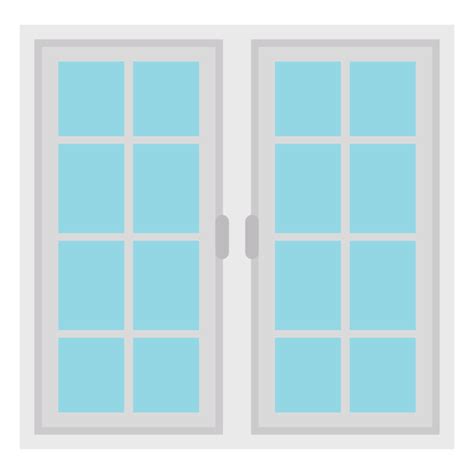 Window Sixteen Panes Flat Transparent Png And Svg Vector File