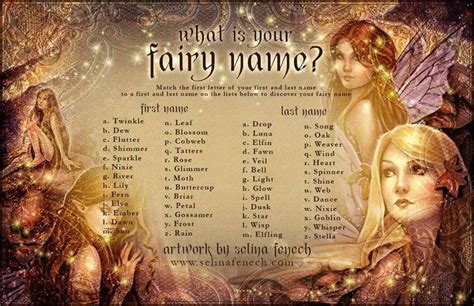 Your Fairy Name Fairy Names Fantasy Names Name Generator