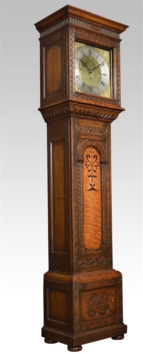 Antiques Atlas Carved Oak Longcase Musical Clock