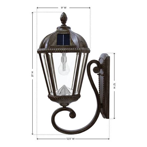 Maybe you would like to learn more about one of these? Gama Sonic Royal Solar Powered 7 Light Outdoor Sconce ...
