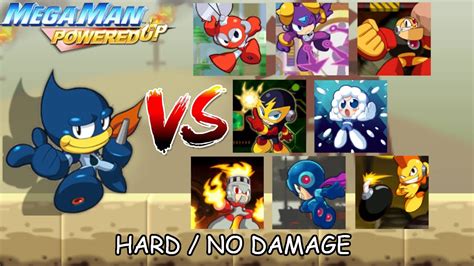 Mega Man Powered Up All Bosses As Oilman Hardno Damage Youtube