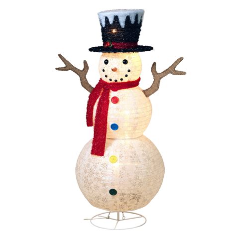48 In Electric Powered Lighted Snowman