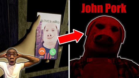 Do Not Answer The Call John Pork Horror Game Youtube
