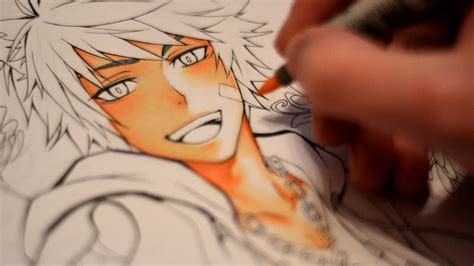 Copic Speedpaint Coloring Skin With Copic Markers