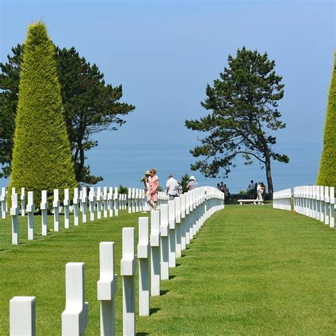 Normandy American Cemetery And Memorial Amerikanischer Soldatenfriedhof