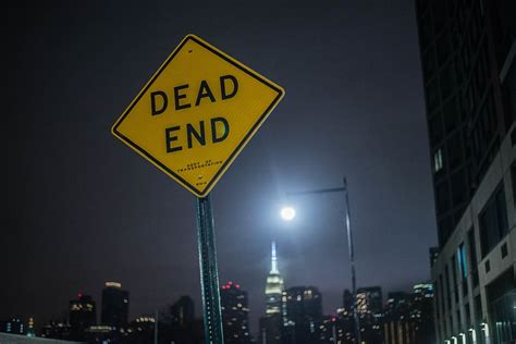 1920x1080px Free Download Hd Wallpaper Yellow Dead End Sign
