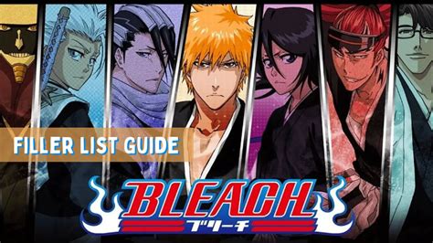 Bleach Filler Episode List See All Episode Types Updated