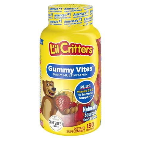 Lil Critters Gummy Vites 190 Gummies Super Supplement