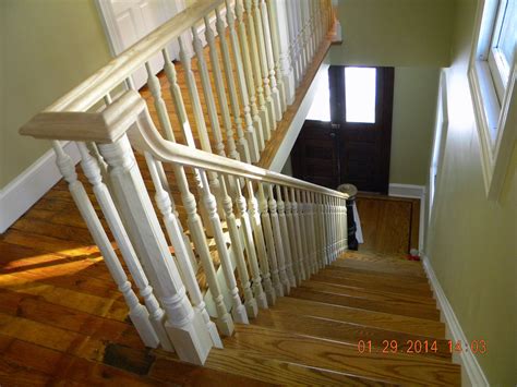Local business in michigantown, indiana. Wood Stairs and Rails and Iron Balusters: Install Wood ...
