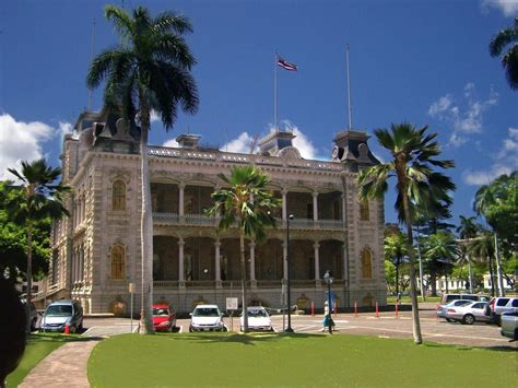 Honolulu Hi Iolani Palace In Honolulu The Only Royal Palace In The
