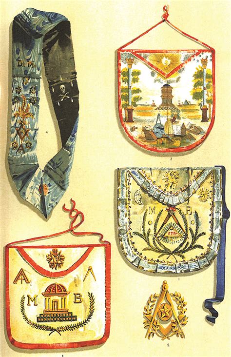 Grand Orient Of France Masonic Regalia Poster 11 X 17