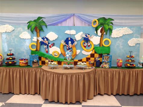 Sonic The Hedgehog Birthday Party Ideas Photo 1 Of 24 Catch My Party