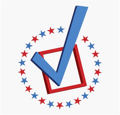 Vote Check Mark Png Red Stars In A Circle Transparent Png Kindpng