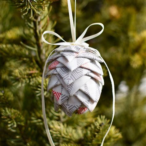 Fabric Pinecone Ornament - Ornament Along #2 | Pinecone ...