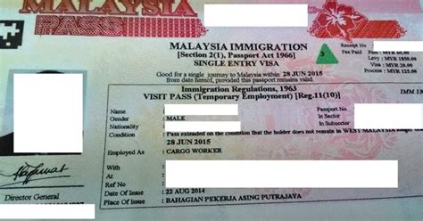 Malaysia Work Permit Eligibility Criteria Visa Fees Types Of Visas