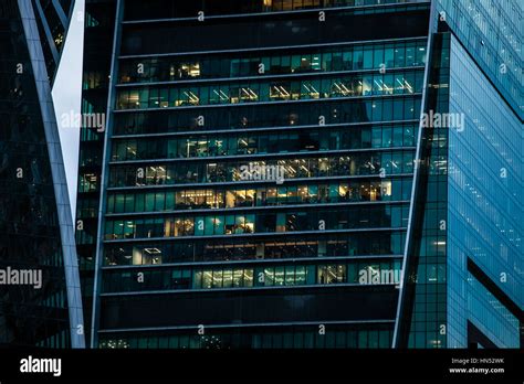 Skyscraper With Office Windows Stock Photo Alamy