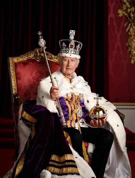 King Charles And Queen Camilla Official Coronation Portraits Revealed