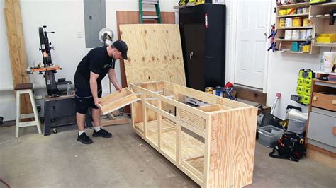 This kitchen cart offers a large work space + ample storage. A General Guide To Building Cabinets | Jays Custom Creations