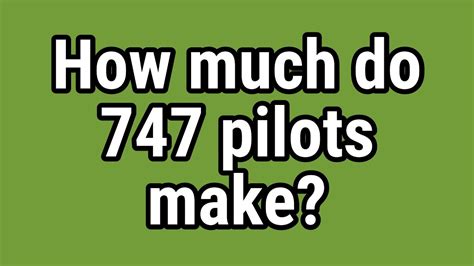 How much do 747 pilots make? - YouTube