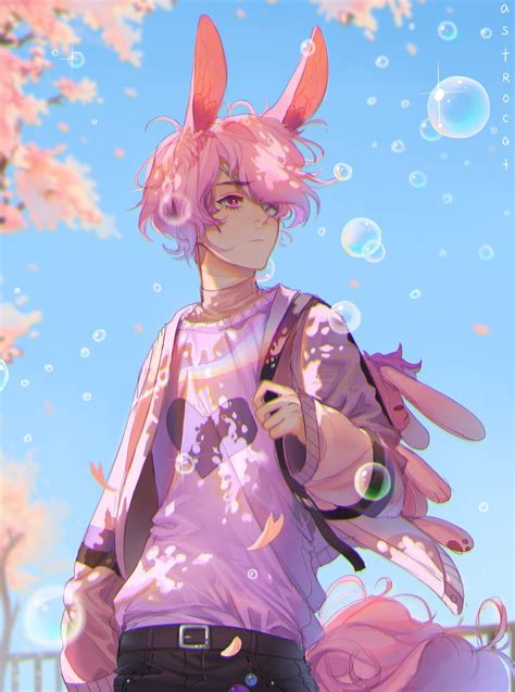Anime Boy With Bunny Ears
