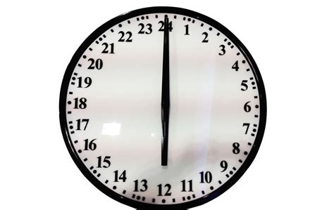 24 Hour Clock Template Clipart Best
