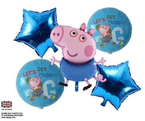 Peppa Pig Balloons George Kids Parties Decoration Set Marias Parties