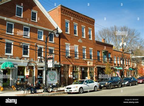 Downtown Newmarket New Hampshire Stock Photo Alamy