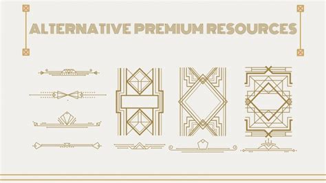 Free Art Deco Powerpoint Template Free Printable Templates