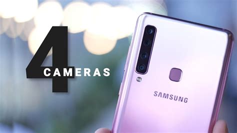 Galaxy A9 Hands On Worlds First Phone With 4 Cameras Youtube