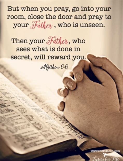 Matthew 6:6 | Quiet time, Prayer and fasting, Prayer room