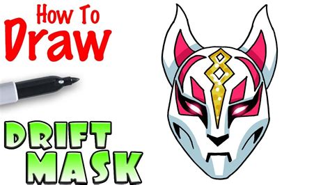 How To Draw Drifts Mask Fortnite Youtube