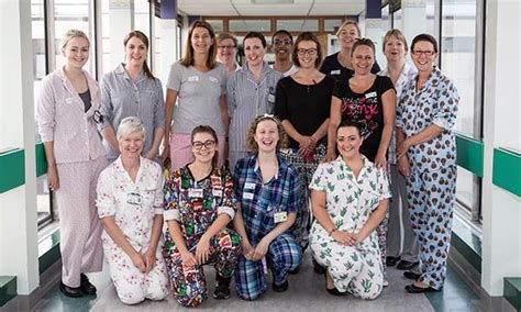 Ward Staff Wear Their Pyjamas To Work To Publicise The End Pj Paralysis