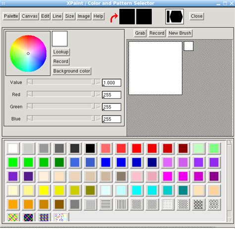Xpaint + GNU Paint (gpaint) / Простые редакторы изображений