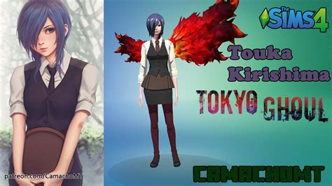 Touka Kirishima Tokyo Ghoul Sims 4 Descarga Cc Youtube