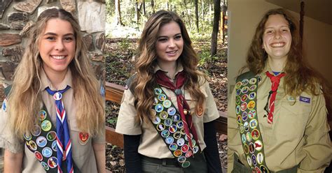 Celebrate The Inaugural Class Of Female Eagle Scouts And Their Journeys Aaron On Scouting