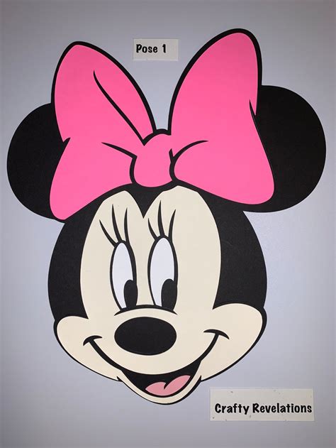 Minnie Mouse Die Cut Outs Etsy