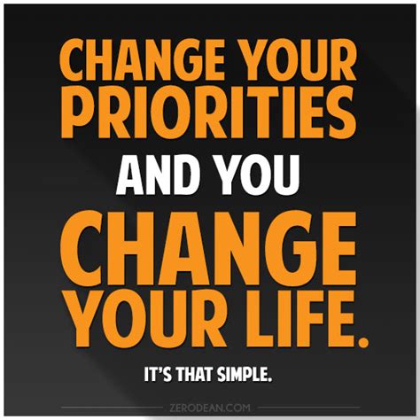 Inspirational Quotes About Priorities Quotesgram