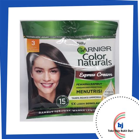 Jual Garnier Color Naturals Creme Riche Nomor 3 Coklat Kehitaman Sachet