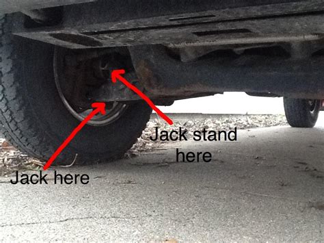 Placement Of Jack Stands On 01 Ford Ranger 4x4 Cartalk