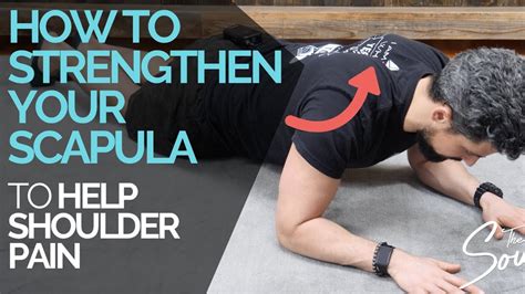 Scapula Mobility Exercise To Strengthen Your Shoulders Youtube