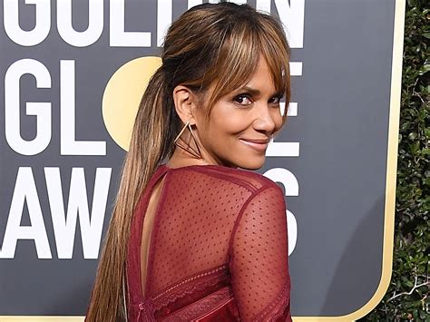 Halle Berry Shows Off A Back Tattoo Going All The Way Up Her Spine
