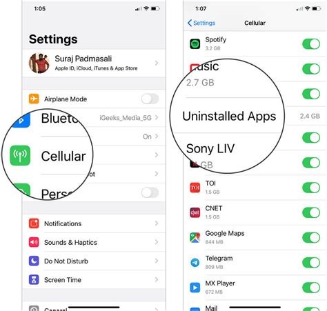 Tap the cellular button, then turn cellular on or off. How to Check Your iPhone or iPad's Data Usage - iGeeksBlog