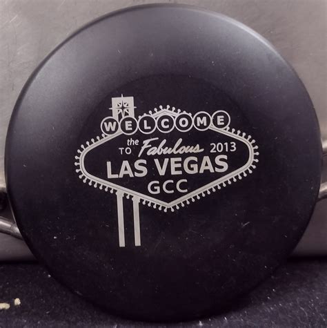 2013 Las Vegas Gentlemens Club Classic Metal Mini Disc Golf Marker