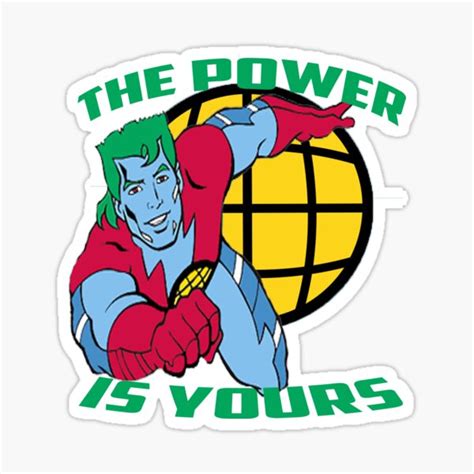 Captain Planet Sticker For Sale By Deadthreads Redbubble