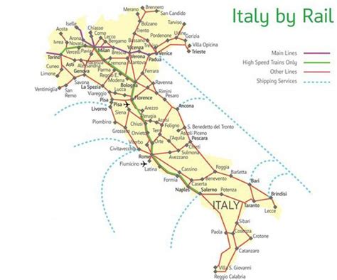 Train Travel In Italy Italyrailtravel Italy Train Train Map Train