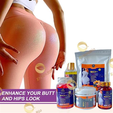 Oem Bigger Hips And Buttock Booty Curves Butt Enlargement Cream Pills Set Bbl Gummies Black Maca