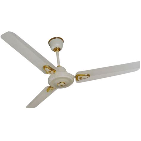 Distinctive golden line on the motor casing to add a touch of class. Crompton Greaves High Speed Decora Ceiling Fan 1200 mm (Ivory)