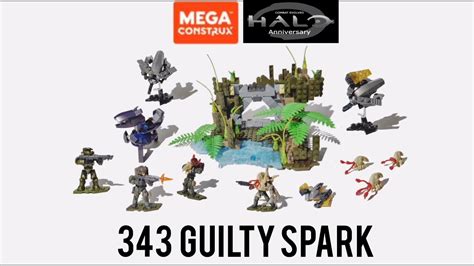 Halo Mega Construx Halo Ce 343 Guilty Spark Custom Moc Review Youtube