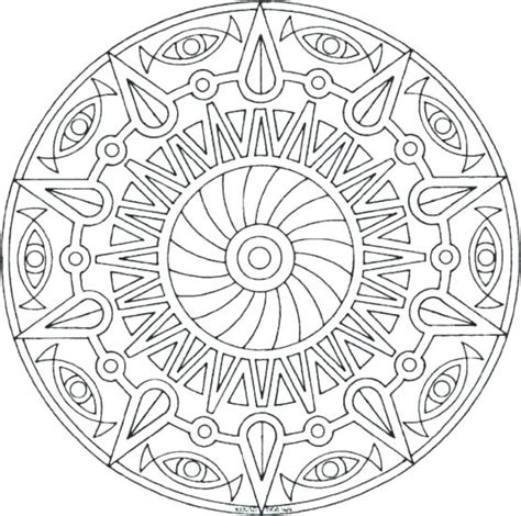 Cool Mandala Coloring Pages At Free Printable